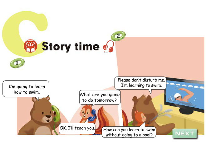 《My weekend plan》story time Flash動(dòng)畫課件