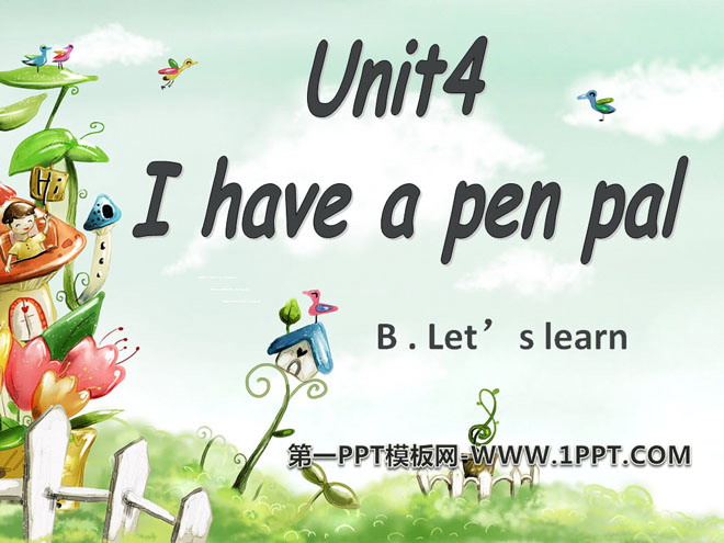 《I have a pen pal》PPT課件17