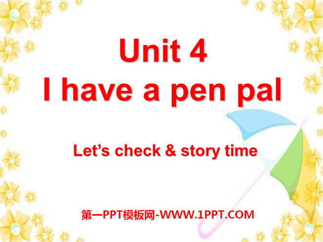 《I have a pen pal》PPT課件18