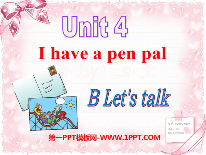 《I have a pen pal》PPT課件22