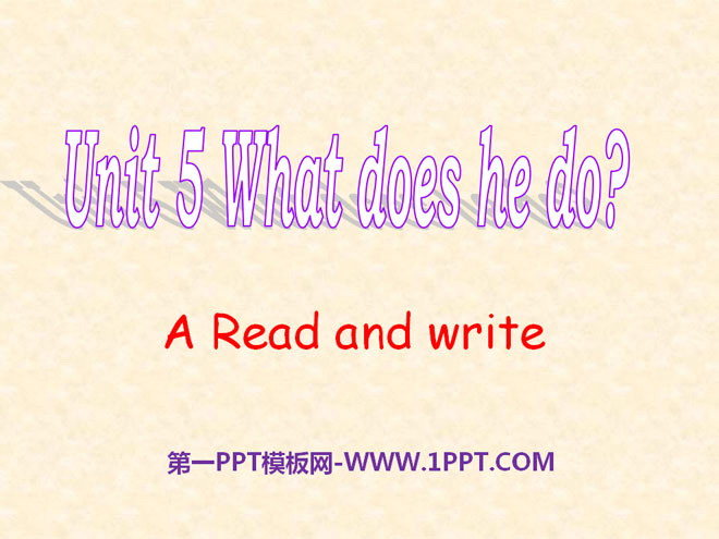 《What does he do?》PPT课件22