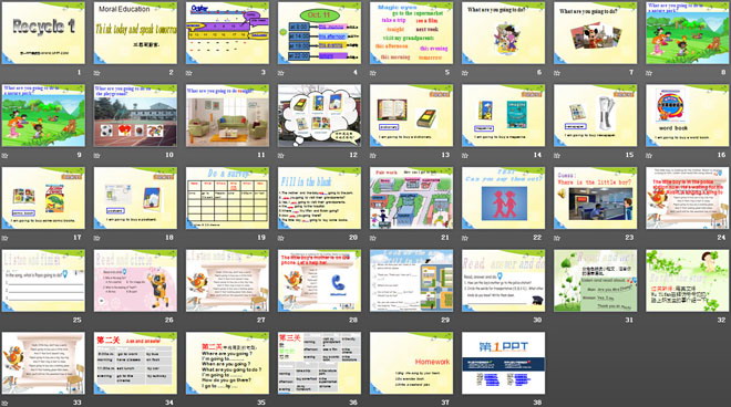人教版PEP六年級英語上冊《recycle1》PPT課件4