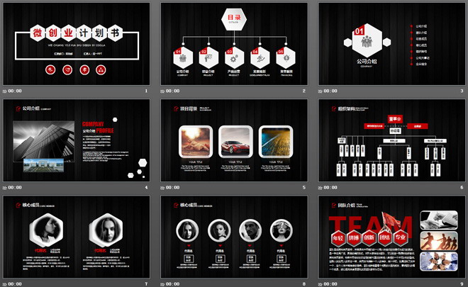 黑色微立體風(fēng)格的微創(chuàng)業(yè)融資計(jì)劃書(shū)PPT模板