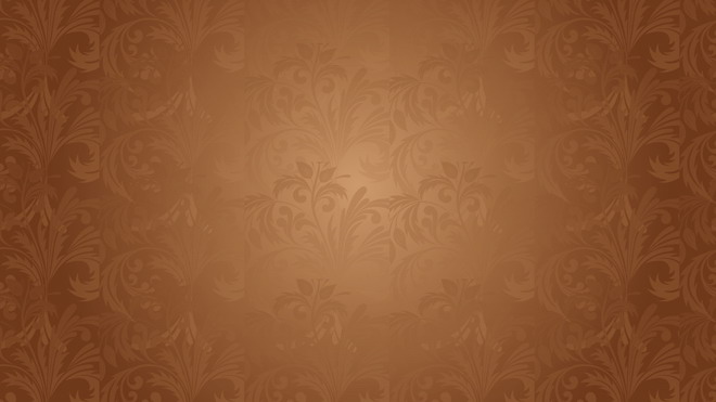 棕色艺术花纹图案PPT背景图片