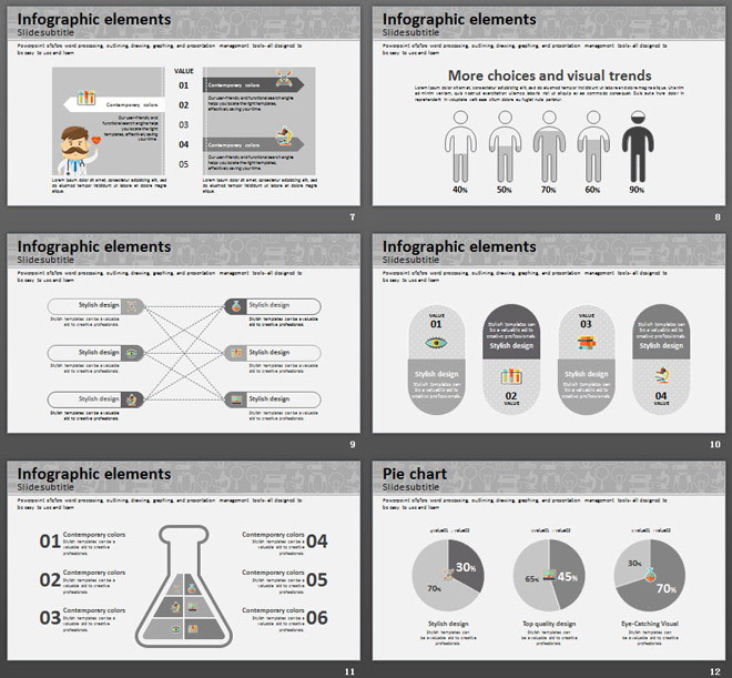 灰色卡通醫(yī)生背景的醫(yī)療醫(yī)院PPT模板免費(fèi)下載