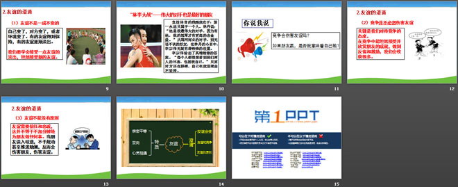 《深深淺淺話友誼》PPT課件