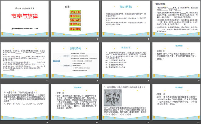 《節(jié)奏與旋律》PPT課件下載