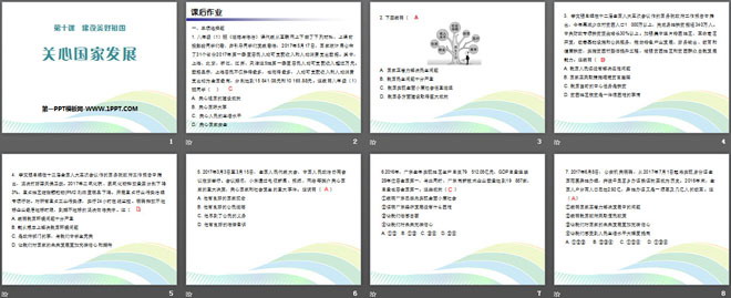 《關(guān)心國(guó)家發(fā)展》PPT教學(xué)課件