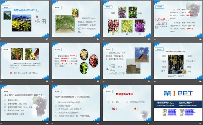 《葡萄溝》PPT