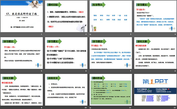 《要是你在野外迷了路》PPT課件(第二課時(shí))