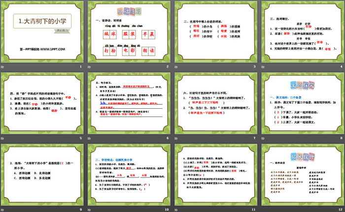 《大青樹下的小學(xué)》PPT下載