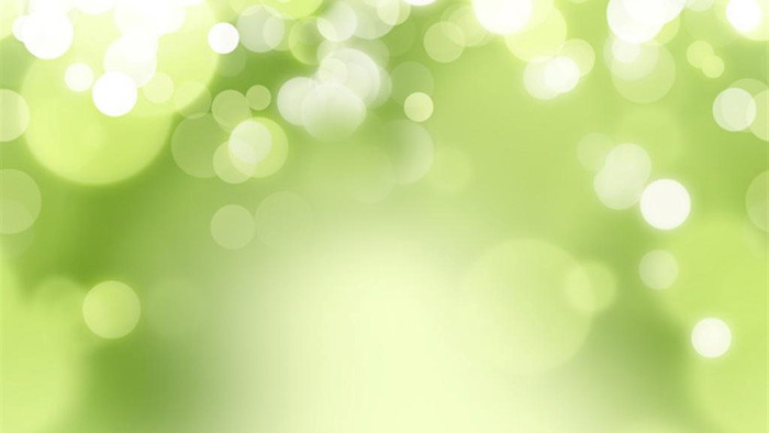 绿色抽象光斑PPT背景图片