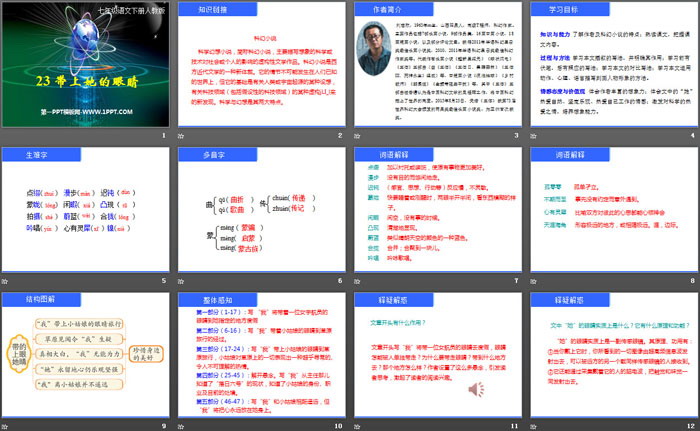 《帶上她的眼睛》PPT下載