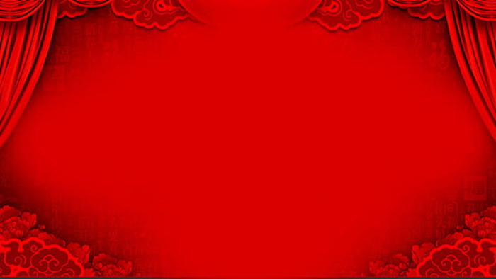 红色帷幕PPT背景图片