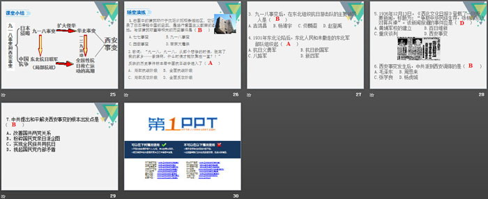 《九一八事變與西安事變》PPT