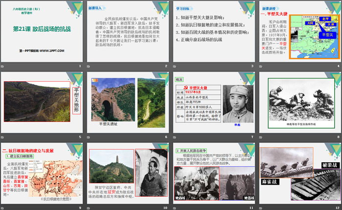 《敵后戰(zhàn)場的抗戰(zhàn)》PPT