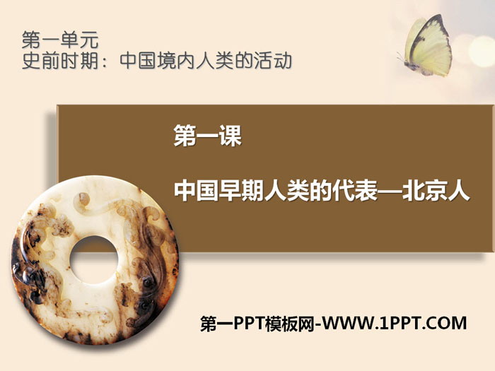 《中国早期人类的代表—北京人》PPT课件