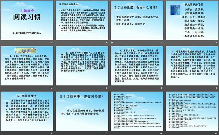 《閱讀習(xí)慣》PPT