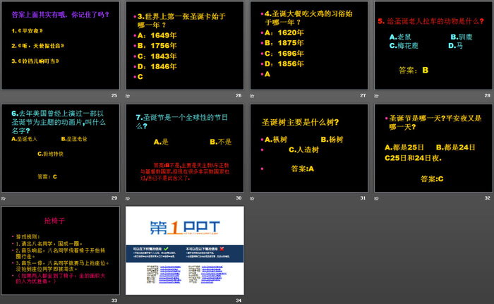 《圣誕快樂》PPT