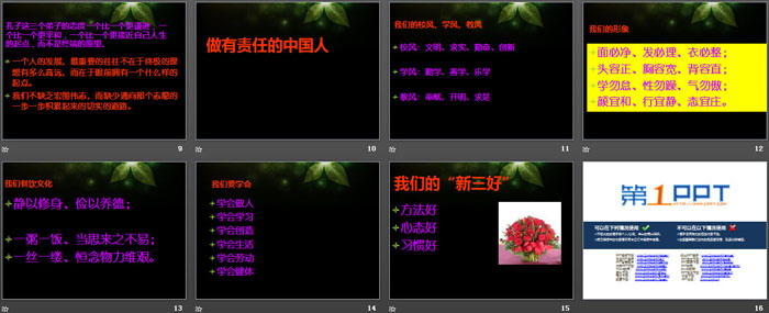 《自信 豁達 自省 淡定》PPT