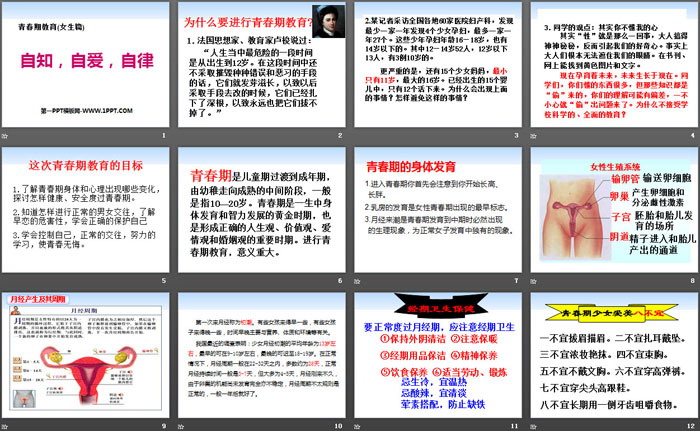 《自知，自愛，自律》PPT