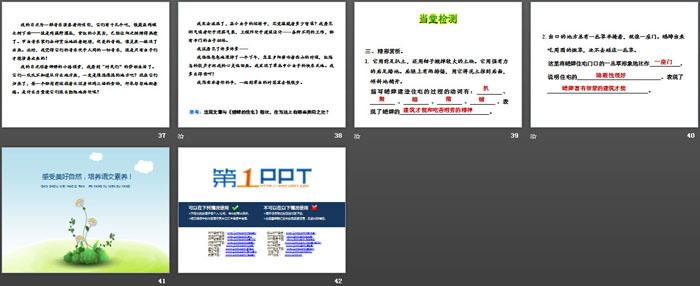 《蟋蟀的住宅》第二課時(shí)PPT