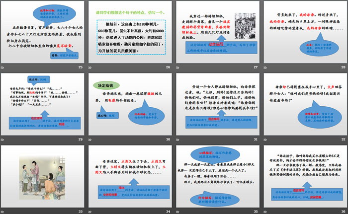 《慈母情深》PPT教學(xué)課件