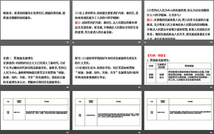 《我國的經(jīng)濟發(fā)展》經(jīng)濟發(fā)展與社會進步PPT下載(第一課時堅持新發(fā)展理念)