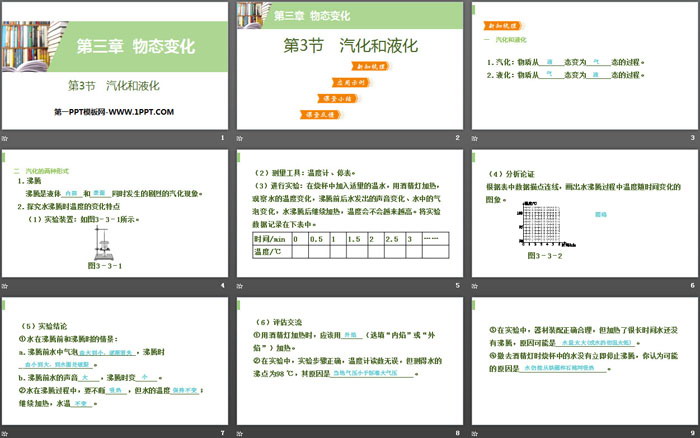 《汽化和液化》物態(tài)變化PPT下載