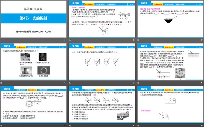 《光的折射》光現(xiàn)象PPT教學(xué)課件