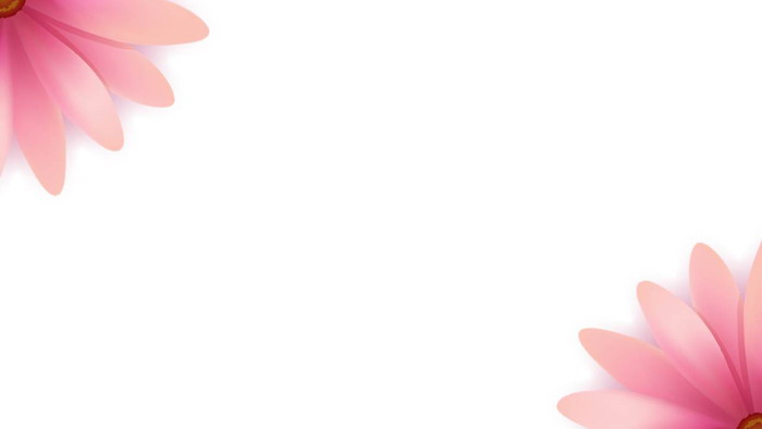 一组粉色精美花瓣PPT背景图片