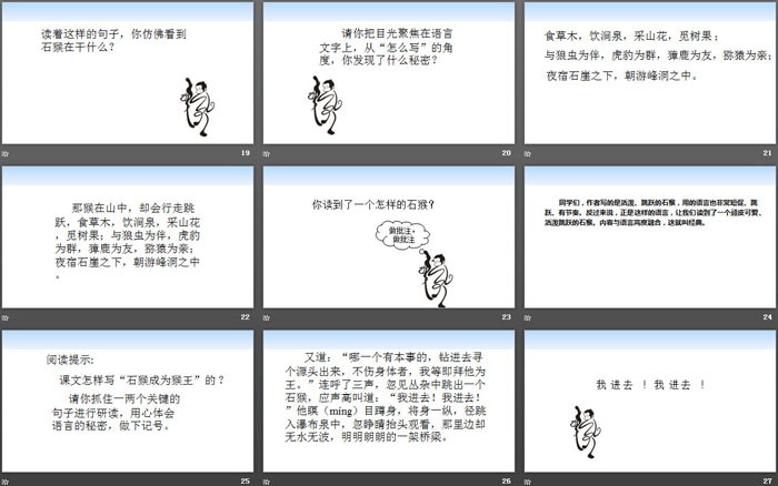 《猴王出世》PPT