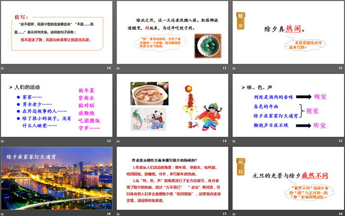 《北京的春節(jié)》PPT(第二課時)