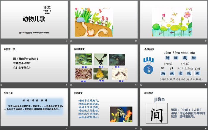 《動(dòng)物兒歌》PPT教學(xué)課件