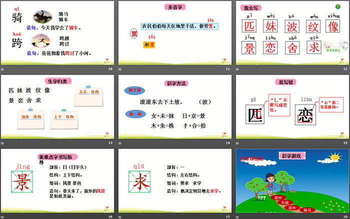 《一匹出色的馬》PPT教學(xué)課件