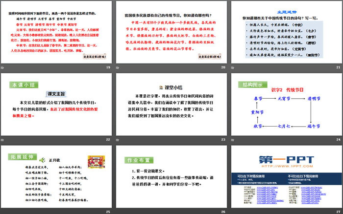 《傳統(tǒng)節(jié)日》PPT(第二課時(shí))