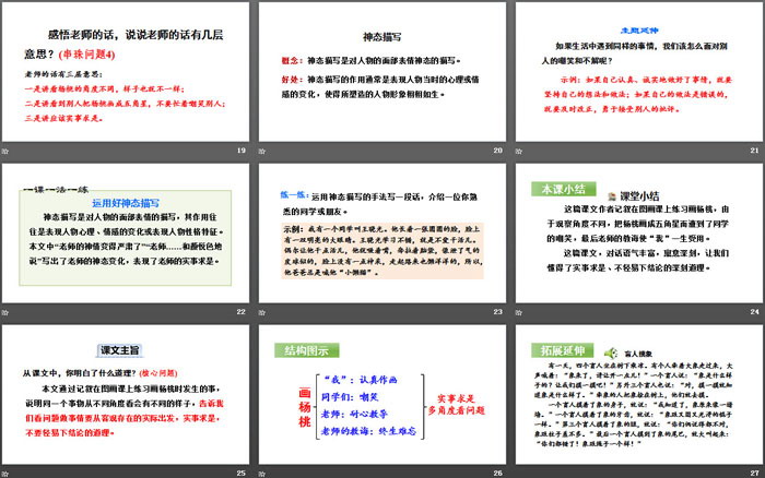 《畫楊桃》PPT(第二課時)