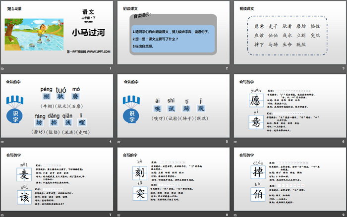 《小馬過河》PPT課件下載