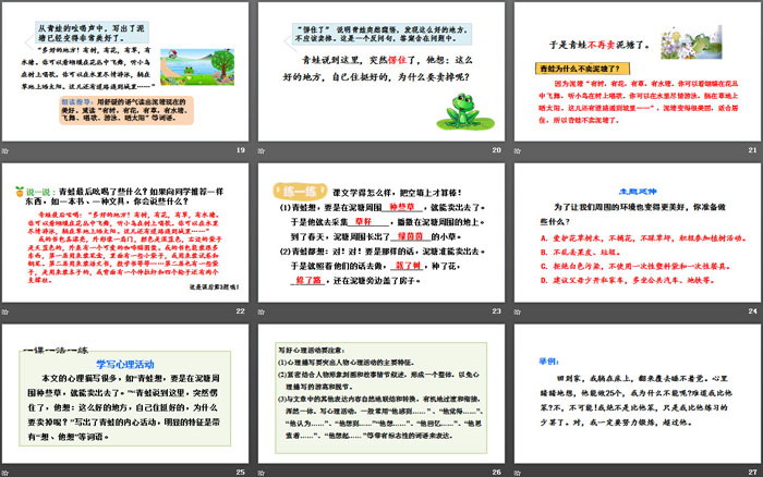 《青蛙賣泥塘》PPT(第二課時(shí))