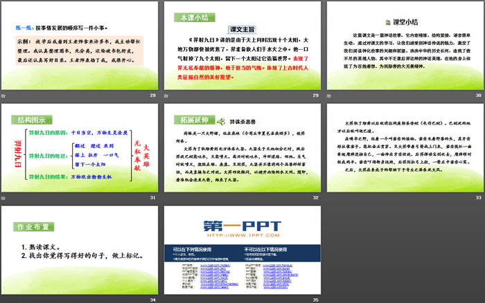 《羿射九日》PPT免費(fèi)課件