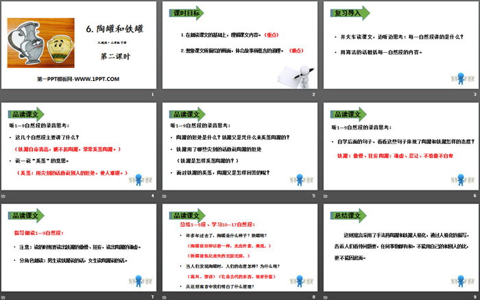 《陶罐和鐵罐》PPT課件(第二課時)