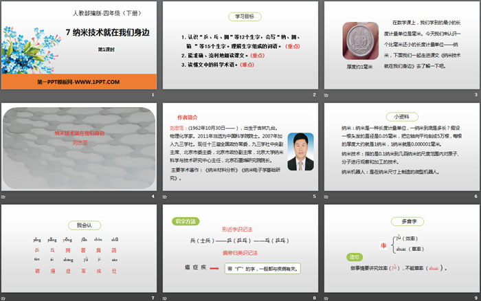 《納米技術(shù)就在我們身邊》PPT(第1課時(shí))