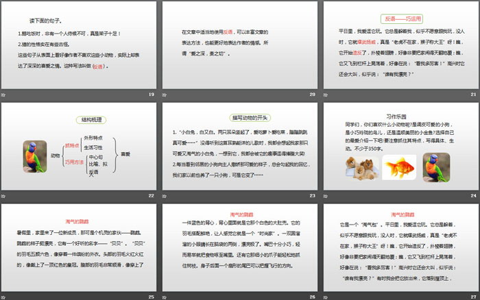 《我的動(dòng)物朋友》習(xí)作PPT(第2課時(shí))