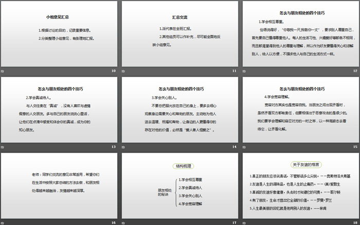 《朋友相處的秘訣》PPT