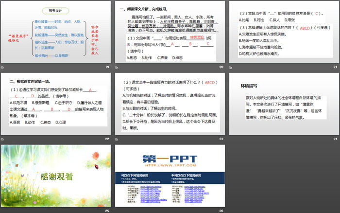 《“諾曼底號”遇難記》PPT(第2課時)