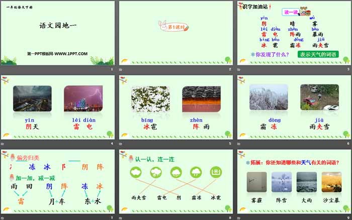 《語文園地一》PPT課件(一年級下冊)