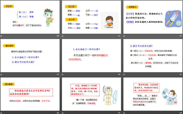 《太空生活趣事多》PPT下載