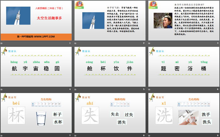 《太空生活趣事多》PPT教學(xué)課件