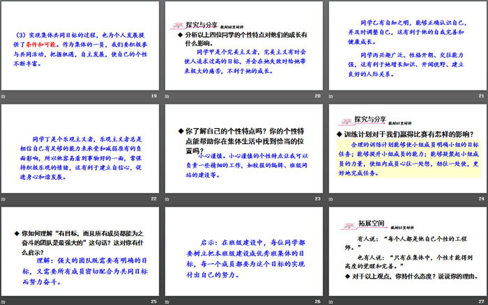 《集體生活成就我》PPT優(yōu)秀課件