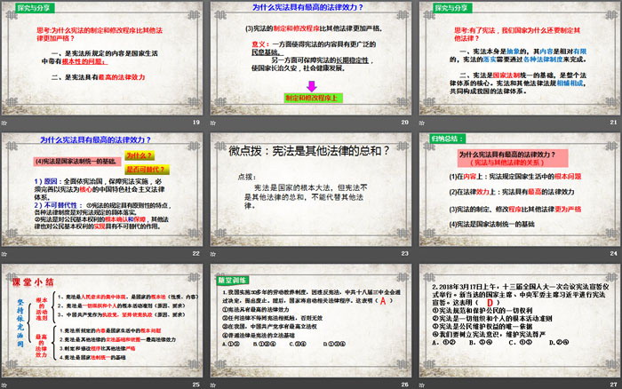 《堅持依憲治國》PPT課文課件